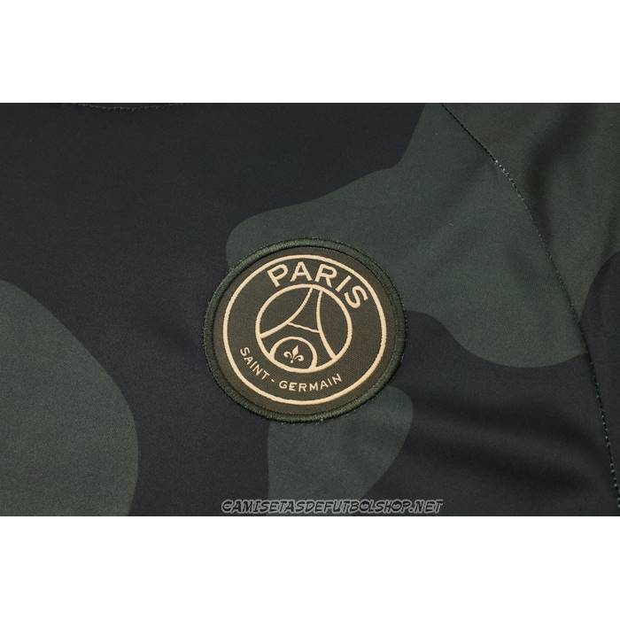Chandal del Paris Saint-Germain Jordan 24-25 Manga Corta Verde - Pantalon Corto